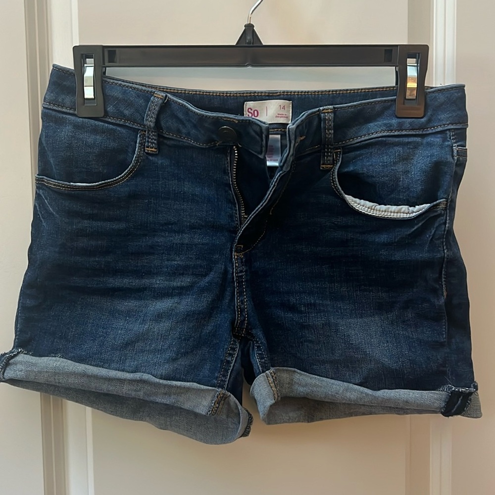 SO size 14 denim shorts